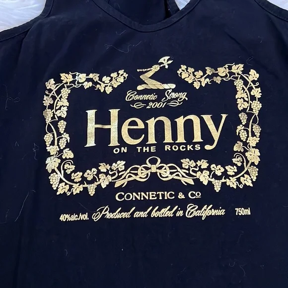 Henny on the Rocks racerback tank - Picture 3 of 4